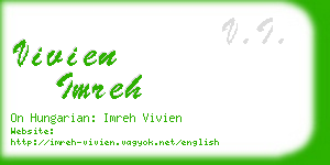 vivien imreh business card